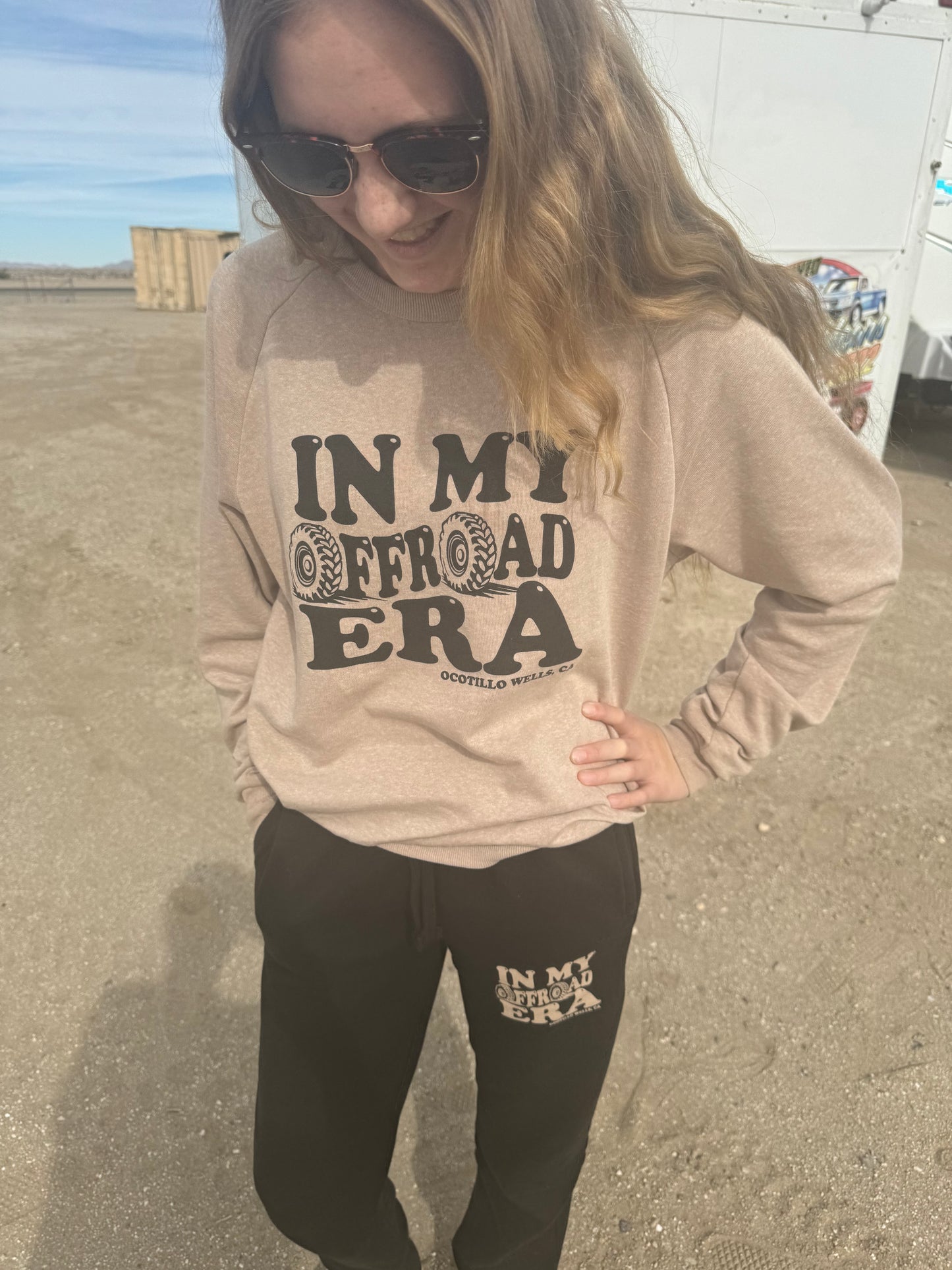 In my Offroad Era Crewneck Sweatshirt