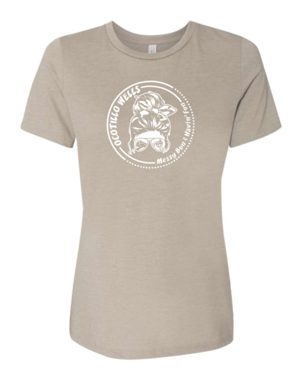 Messy Bun Havin' Fun Tee